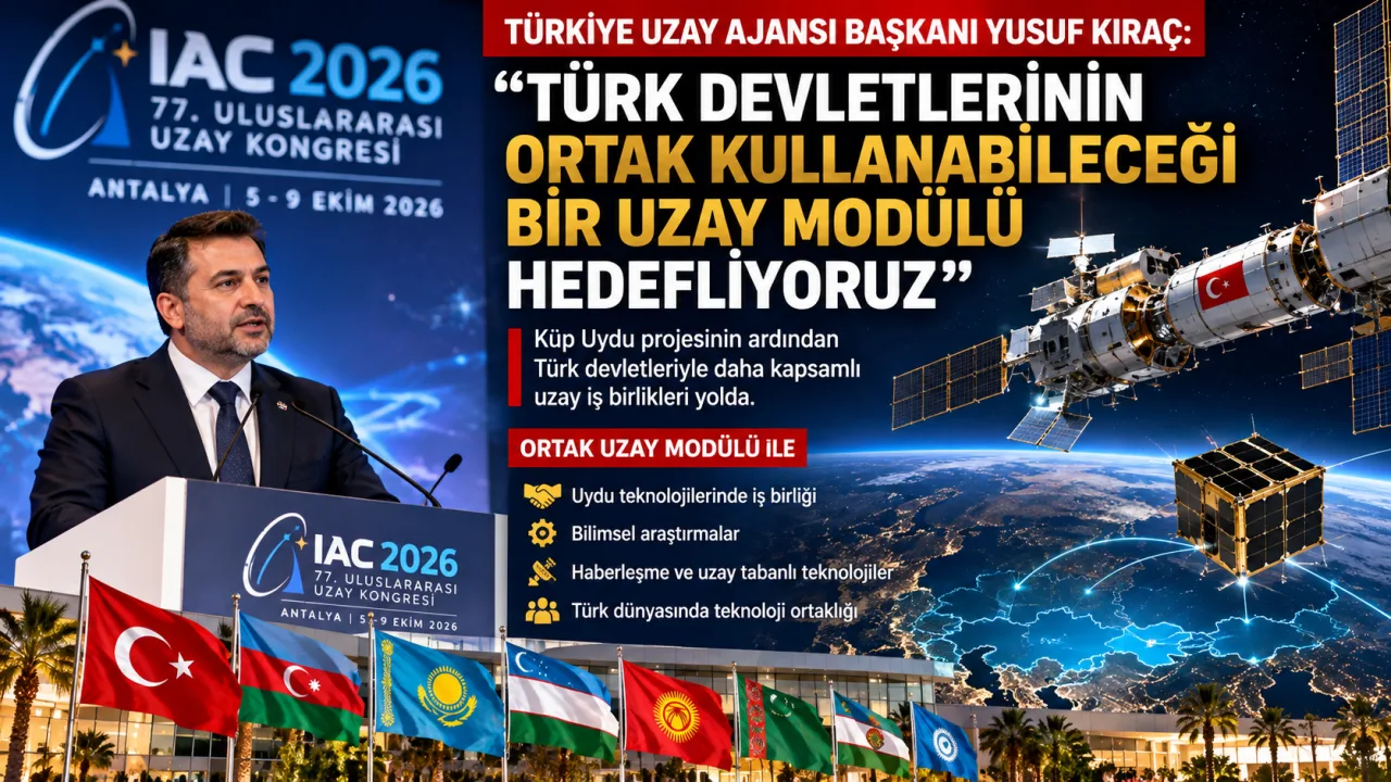 Türk Devletlerinden Uzayda Ortak Proje Hedefi: Yeni Nesil Uzay Modülü Gündemde
