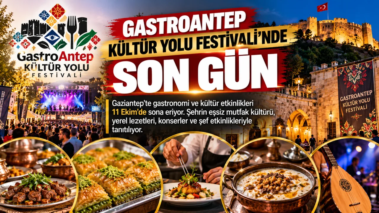 GastroAntep Kültür Yolu Festivali’nde Final Günü: Gaziantep’in Lezzetleri ve Kültürü Ön Planda